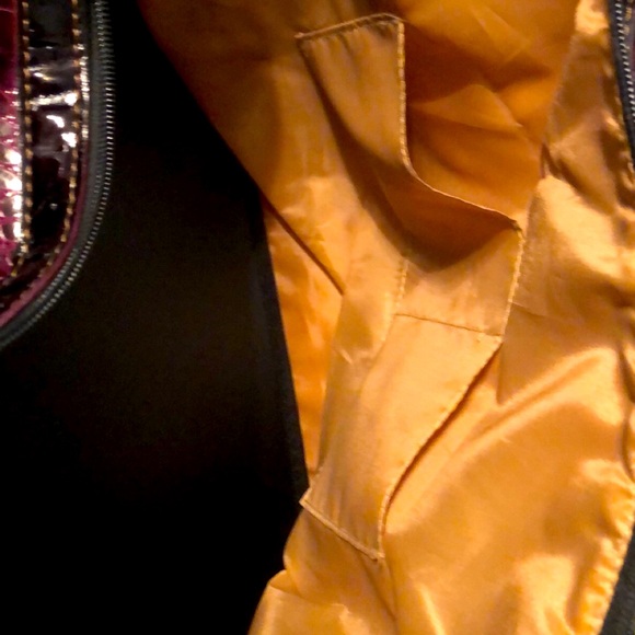 Maroon Faux Leather Duffle Overnight Bag - Picture 6 of 7